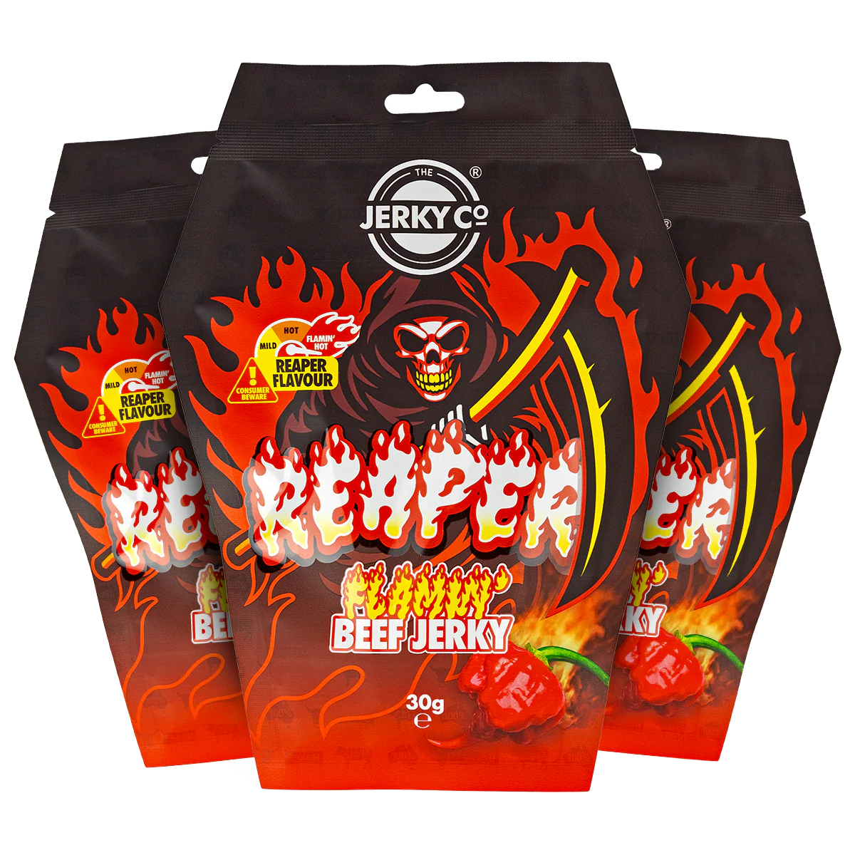 Reaper Flamin' Hot Beef Jerky - Image 3