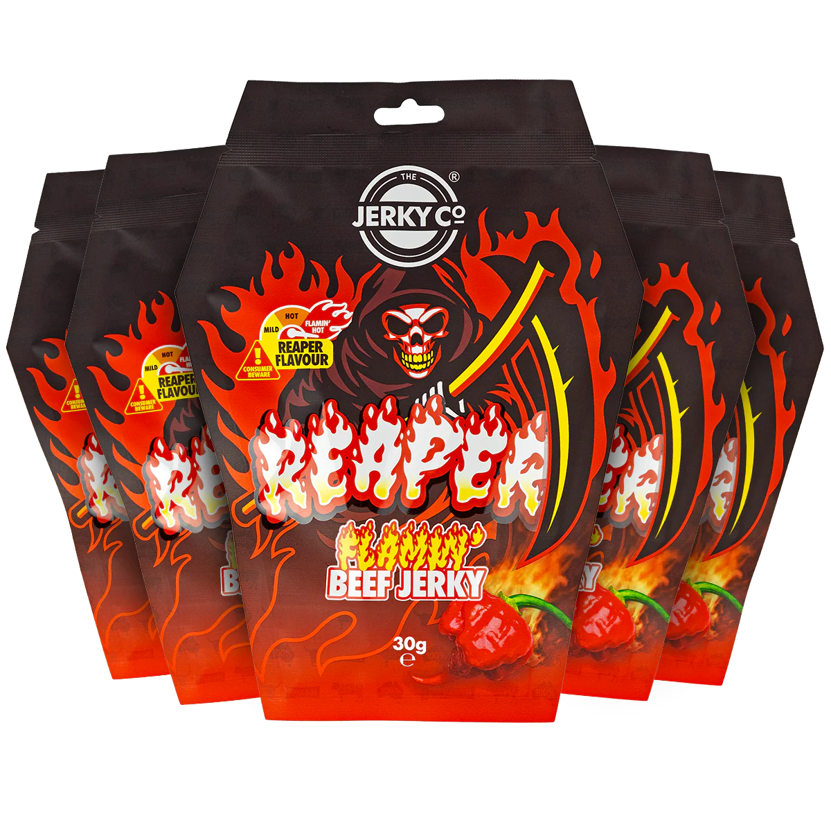 Reaper Flamin' Hot Beef Jerky - Image 4